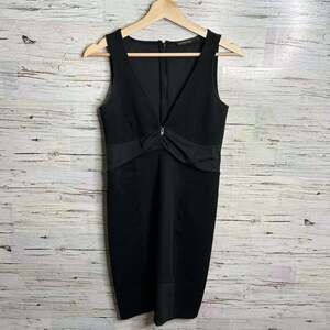 Supertrash black dress size small zip up sheath
